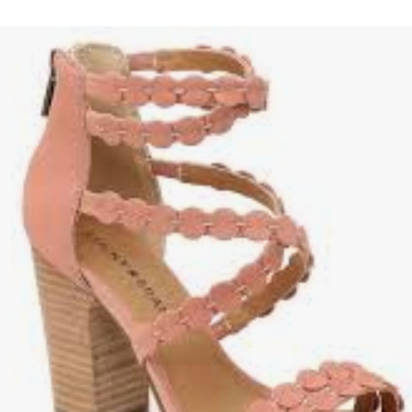 Lucky Brand Lamer Blush Sandles - Picture 3 of 4